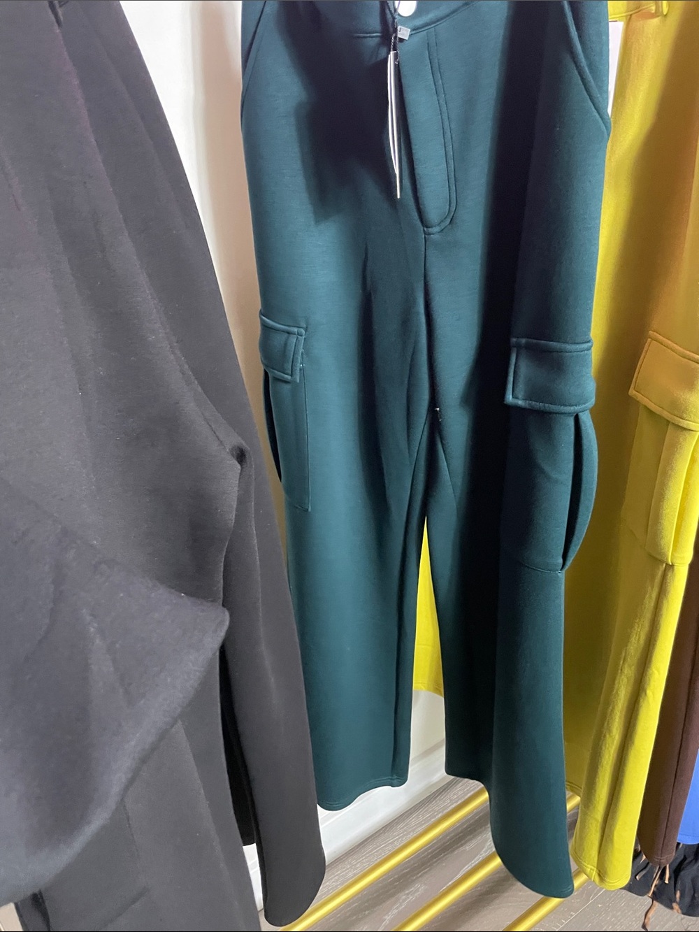 Gracia BlueCargo Pants - Sleek High-Rise Style #p36204 - Picture 3 of 7